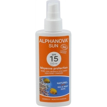 Alphanova Sun opaľovací spray SPF15 125 ml