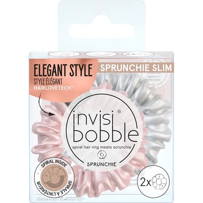 Invisibobble Sprunchie Slim Bella Chrome 2 ks – Zboží Mobilmania