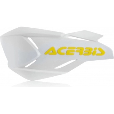 ACERBIS náhradní plasty k chráničům páček X-FACTORY bez montážního kitu bílá/žlutá