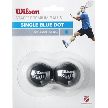 Wilson Staff squash 2 ball blu dot