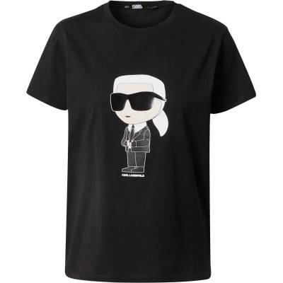 Karl Lagerfeld Тениска 'Ikonik 2.0' черно, размер S