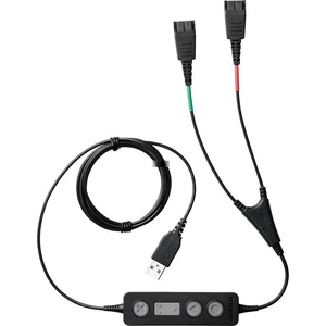 Jabra Jabra LINK 265 USB инсталационен кабел, USB-A към 2x QD, черен (265-09)