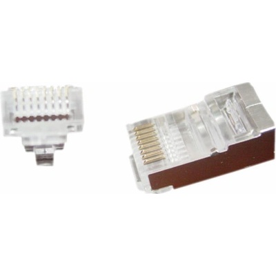 GEMBIRD Universal pass-through modular FTP plug 8P8C, 10 pcs LC-PTF-01/10