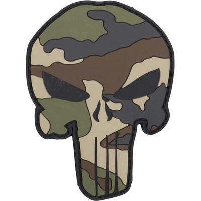 Gumová nášivka 101 Inc Punisher Head - CCE