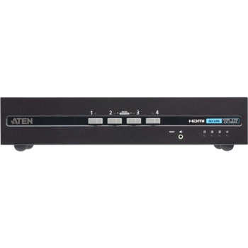 ATEN CS1144H4 KVM превключвател Черен (4-Port USB - 4K HDMI Secure) (4-Port USB - 4K HDMI Secure)
