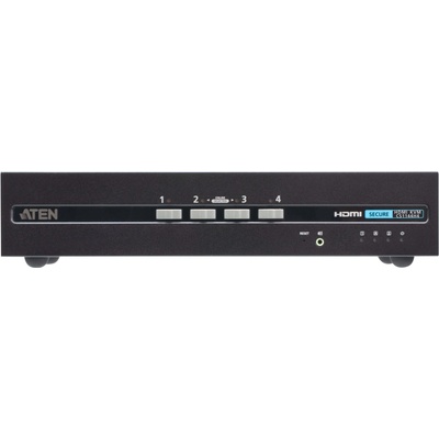 ATEN CS1144H4 KVM превключвател Черен (4-Port USB - 4K HDMI Secure)