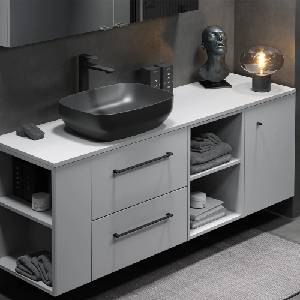 Cersanit Мивка за плот Cersanit Larga мат антрацит 50 см (K677-013)
