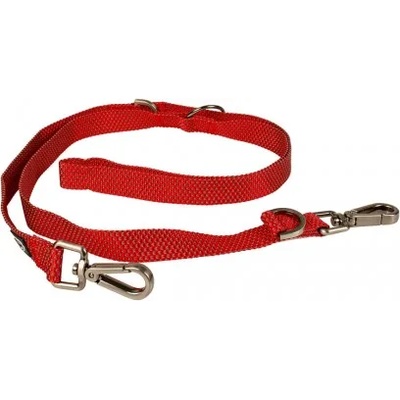 Duvoplus Explor East повод за кучета - червен, тренировъчен - работен, дължина 200 см, ширина 25 мм, Белгия - 11048