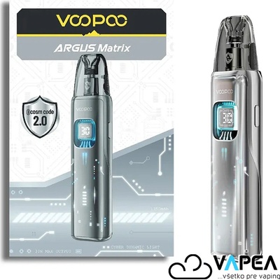VooPoo Argus Matrix Pod 1350 mAh astral silver
