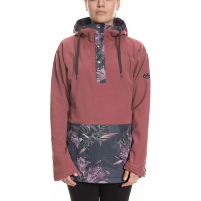 686 Hera Anorak Fleece Crushed Berry Clrblk
