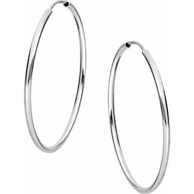Zlaton Náušnice bílé zlato kruhy 3.5cm 2.25g O17062603374