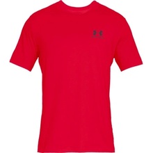 Pánské tričko s krátkým rukávem UA sportstyle Left Chest Red, 1326799-600