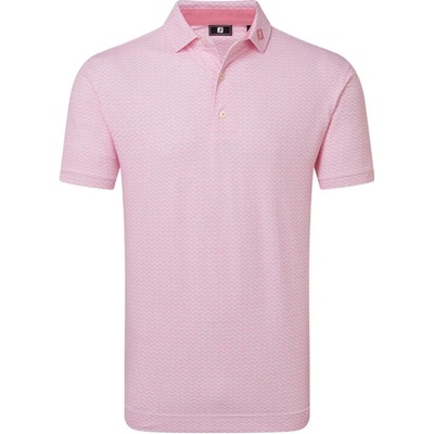 FootJoy polo Scallop Geo růžové