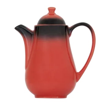 Image 1 of Gural Porselen - Marmaris Black/Red Чайник 675ml. (NBNEO02DM631KMZS) (0180548)