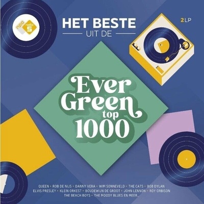 Various Artists - Het Beste Uit De Evergreen Top 1000 (Transparent Green Coloured) 2 LP