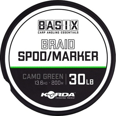 Korda Šnúra Basix Spod/ Marker Braid 200m 30lb