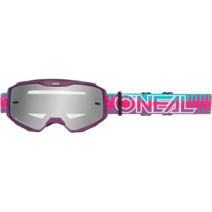 O'Neal Маска O'neal B-10 Youth Goggle Striped Goggles - Pink / Purple - размер One Size (205-7102-0111)