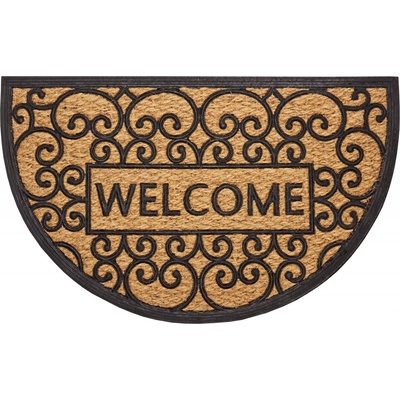 Hanse Home Collection Mix Mats Cocos 105557 Hnedá půlkruh 45x75 cm