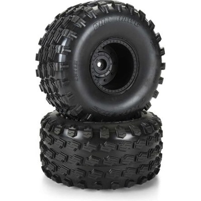 Pro-Line колело 1: 10 с гуми Dirt Hawg 2.0 2.6", диск черен Stock (2): Arrma Quake, Gorgon