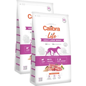 Calibra Dog Life Adult Large Breed Lamb 2 x 12 kg