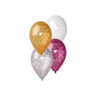 Smart Ballons Balónky PGS 110 Svatba potisk Just Married PGS-110