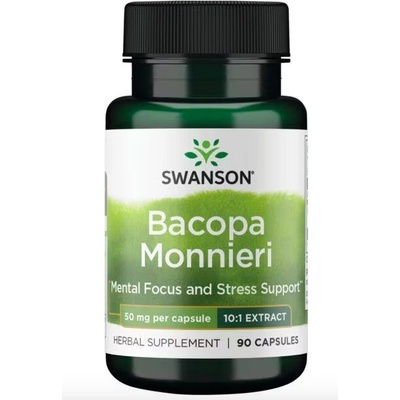 Swanson Bacopa Monnieri Extract BaCognize 50 mg 10:1 extract 90 kapslí