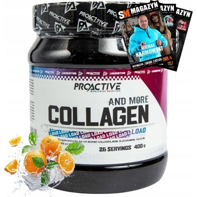 KOLAGÉN zdravé kosti koža svaly ProActive Collagen LOAD POMARANČ 400 g