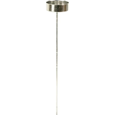 Autronic Kovový zápich na čajové svíčky 4 ks CP7362-STRIBRNA-MAT