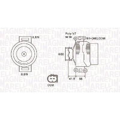 Generátor MAGNETI MARELLI 063732108010