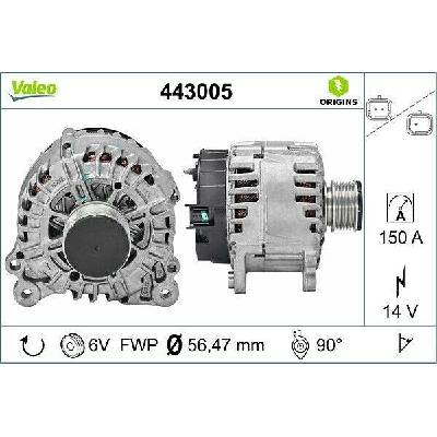 generátor VALEO 443005