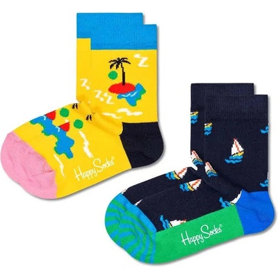 Чорапи Happy socks Island In The Sun socks 2 pairs - Multicolor (Multicolor)