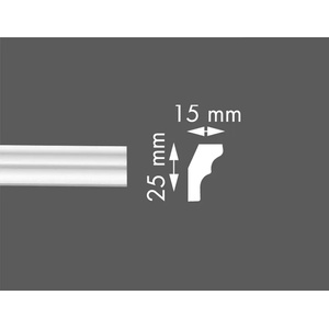 NMC КОРНИЗ СТИРОПОРЕН lx25 25х15мм (60156025)
