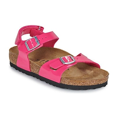 Birkenstock Rio AS Kids BF Patent Fuchsia Tulip ružová