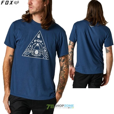 Fox tričko Single Track ss Tee deep cobalt