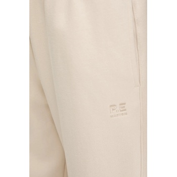 P. E Nation Памучен спортен панталон P. E Nation Adventure в бежово с изчистен дизайн 243P408 (243P408)