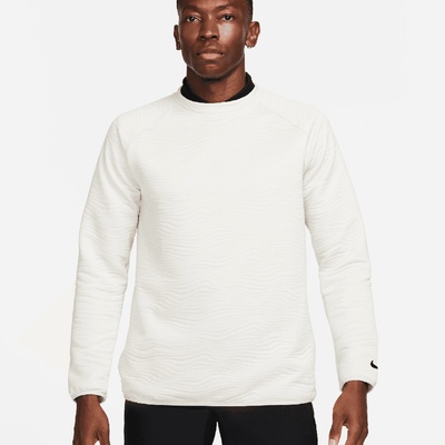 Nike Dri-FIT Tour Crew Quiled light Bone/black – Hledejceny.cz