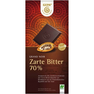 Gepa BIO hořká 70%, 100 g