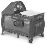 Lionelo Бебешка кошара Lionelo Sven Plus Grey Concrete (5903771705561)
