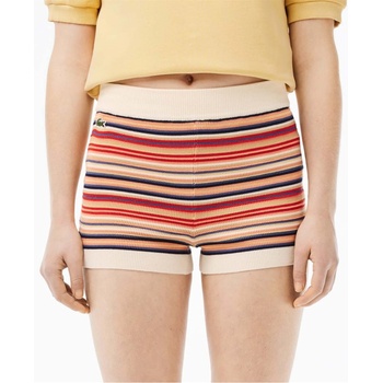 Lacoste Къси панталони Lacoste Contrast Waist Striped Cotton Shorts - Multi colour