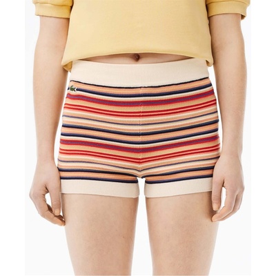 Lacoste Къси панталони Lacoste Contrast Waist Striped Cotton Shorts - Multi colour