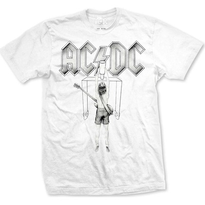 AC/DC tričko Switch biele