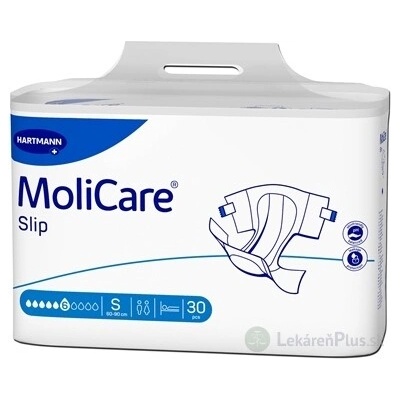 MoliCare Slip 6 kvapiek S inkontinenčné nohavičky 1 x 30 ks