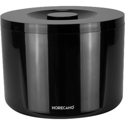 Horecano HORECANO-Съд за лед с капак КРЪГ Ø29xh22cm 10l ЧЕРЕН (100901013) (01940027)