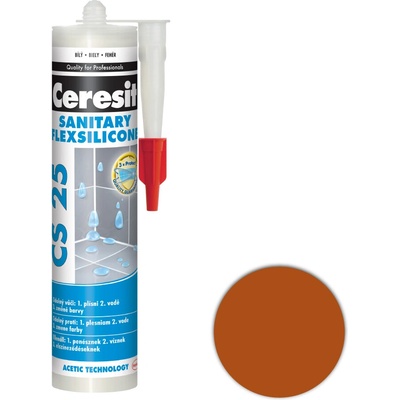 Ceresit CS 25 Sanitárny Silikón 280 g clinker