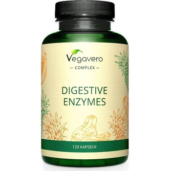 Vegavero Digestive Enzymes, 120 капсули, Vegavero