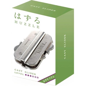 Hanayama Метален логически пъзел Hanayama - Cast Puzzle Slider Huzzle (515042)