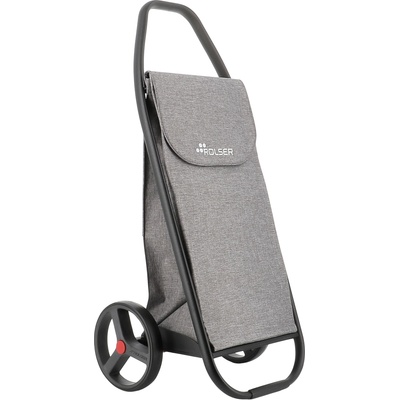 Rolser Количка за пазаруване Rolser Com 8 Tweed черна рамка сива (COH013 1022)