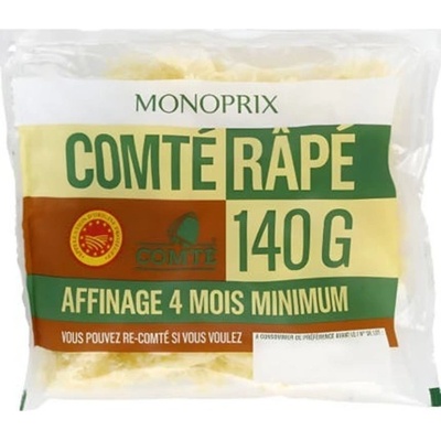 Monoprix Strouhaný Comté 140 g