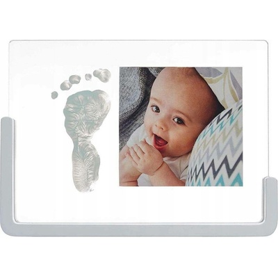 Baby Art rámeček s bílým stojanem My Pure Moment Crystal Transparent Frame