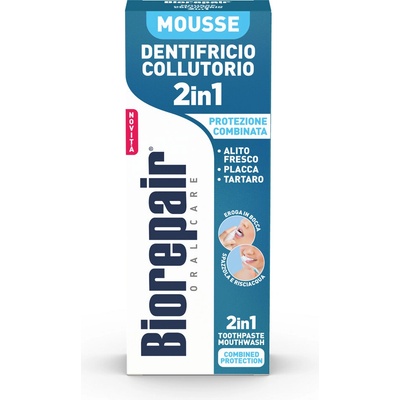 Biorepair Combined Protection 2v1 ústní pěna 75 ml